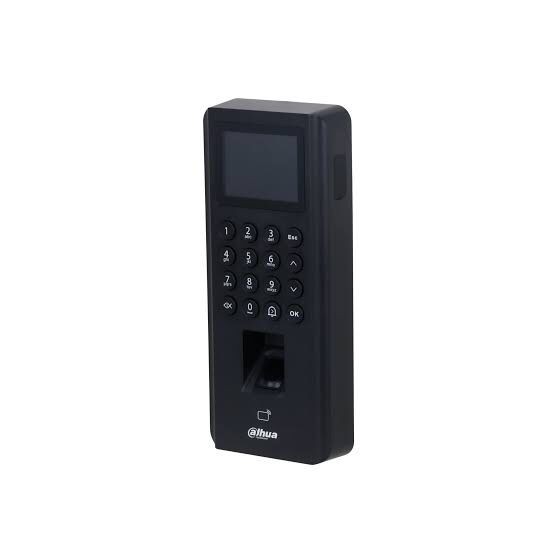 DHI-ASI1212M-W. Control Acceso Standalone Dahua Tarjeta Mifare Password Huella Red & Wifi 12v IP65 IK08